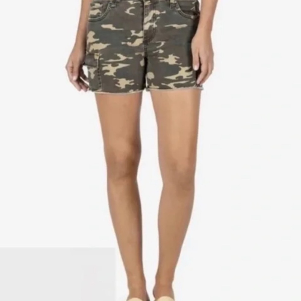 Kut from the Kloth Women’s Camouflage Gidet Cargo Shorts - Size 4